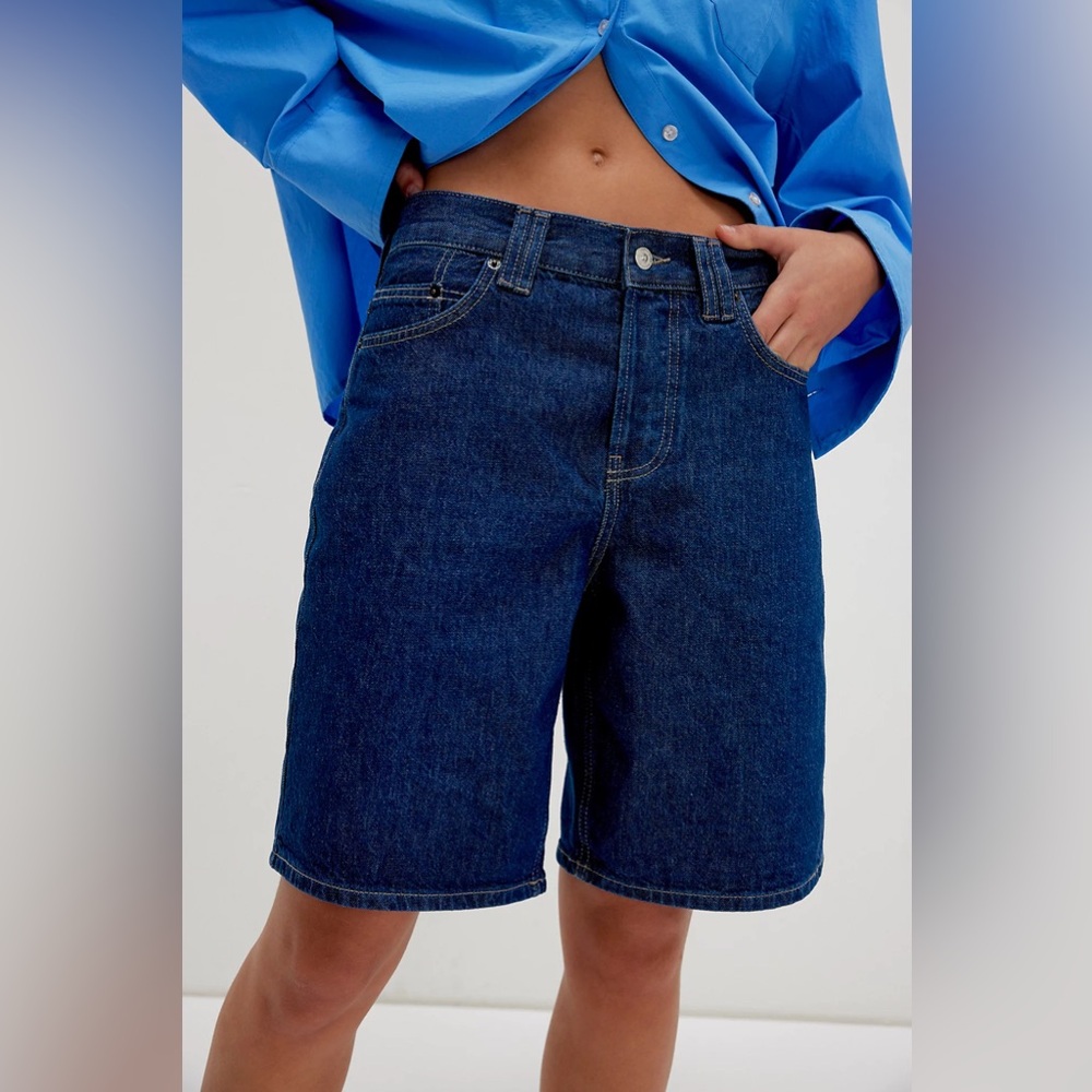 NWT Free People We The Free Montana Shorts dark rinse denim blue 25, 27, 29, 31 - Picture 2 of 14